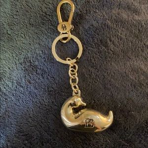 Dooney and Bourke Golden Duck Key Fob
